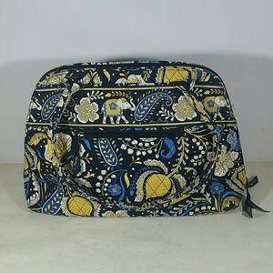 Vera Bradley Ellie Blue Yellow Paisley Handbag